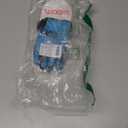 woom TENS Bike Gloves, Childs & Youth Bicycle Full Finger Protection with Grip for Road Cycling & Mountain Biking (Boys & Girls) (6, Blue)