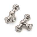 Asidrama 18 Pack Brushed Satin Nickel Kitchen Cabinet Knobs Dresser Knobs Drawer Knobs Cabinet Hardware Zinc Knobs for Dresser Drawers