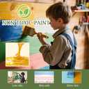 Wood Furniture Paint for Cabinets, Doors, Tables, Chairs and Dressers All In One Refinishing Matte Wood Paint Kit Water-Based No Need Prime No Varnish Easy to Use 6.35oz-1 Pack (Alchemist)