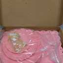 5 Pcs Dessert Table Display Set, Pink Plastic 2 Pcs Round 3 Tier Cupcake Stand Cup Cake Tower Stand with Metal Rod & 3 Pcs Serving Tray for Baby Shower, Tea Party, Wedding, Birthday Party