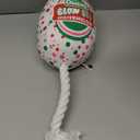 Blow Pop Plush & Rope Dog Toy Scented Squeaky Plush with Durable Rope Stick Tug, Fetch & Chew Toy for Dogs 
