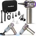 PeroBuno Air Duster for PC, 200000RPM Compressed Air, Mini Vacuum 2-in-1, 35 mins Runtime, Brushless Motor Electric Air Blower with 3 Gear and Rechargeable Battery - Canned Air - Keyboard Cleaner