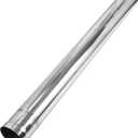 Motoforti 4.5" OD Straight Tubing Mandrel Tube Pipe 48" Length T304 Stainless Steel Universal Fit Piping Silver Tone