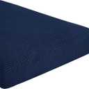 Hokway Couch Cushion Covers Stretch Cushion Covers Sofa Seat Cushion Slipcover Cushion Protector(DarkBlue, Medium)
