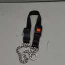 Collar Direct Martingale Dog Collar with Stainless Steel Chain and Quick Release Buckle - Reflective Collar - Black, Large (Neck Size 17"-22")