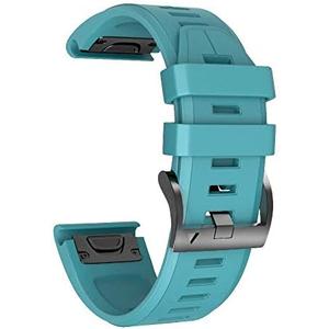 NotoCity Compatible Fenix 5X Plus Bands Fenix 7X Sport Silicone Replacement Watch Strap for Garmin Fenix 5X/Fenix 5X Plus/Fenix 6X/Fenix 6X Pro/Fenix 3/HR/Descent MK1/D2 Delta PX/D2 Charlie(Rock Blue)