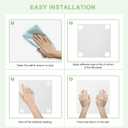 12-Pack Large Cork Board: 48x36 Inch Bulletin Board with 72 Damage-Free Pads & Push Pins for Office Home Wall, White Felt Alternative