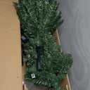 4Ft Pre-Lit Artificial Christmas Tree Hinged 100 LED Lights