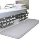 Fall Protection Mat for Elderly - Cushion Safety Mat Reduces Impact - Anti-Slip Fall Mats for Elderly - Bedside Floor Mats-24''x70''x3/4''-Grey