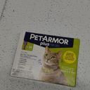 PetArmor Plus Flea and Tick Prevention for Cats, Cat Flea and Tick Treatment, 3 Doses, Waterproof Topical, Fast Acting, Cats Over 1.5 lbs