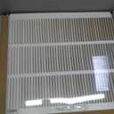 HVAC Premium 18'' x 22'' [Duct Opening] Flat Stamped Steel Return Air Grille - Sidewall and Ceiling - HVAC Vent Duct Cover - White [Outer Dimensions: 19.75''w X 23.75''h]