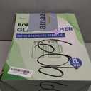 Netany 1 Pack 2 Liters/68 oz Square Glass Pitcher with Lid and Handle for Fridge, Iced Tea and Coffee Carafe Beverage Serveware, Heat Resistant Borosilicate Water Jug for Hot/Cold Drinks and Milk