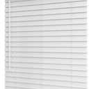Allesin Zen Cordless, 2 Inch Faux Wood Blind, 30" W x 60" H, Light Filtering Horizontal Wooden Shades for Bedroom, Office, Doors, White