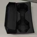 KATORN Cup Holder Insert for Tesla Cybertruck 2026 2025 2024, Center Console Car Cup Holder with Sunglasses Storage Compartment, Interior Accessories for Tesla Cybertruck 2024-2026, Black