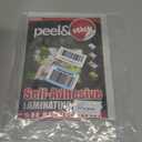 Huntz Self-Adhesive Laminating Sheets, Letter Size(9 x 12 Inches / 4 Mil), Clear, Pack of 50, HT-LMS50P