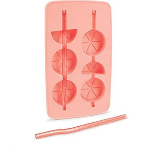 Orbit Innovations Fruit Shape Ice Straw, Pink, Pack Of 2
