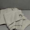 Curtains 2Panels - Full Light Blocking Window Drapes 56x40inch Single Layer Grommet Room Darkening Black Out Curtain with Black Backing for Bedroom/Living Room, Beige