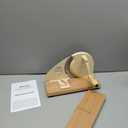 Manual Bread Slicer for Homemade Sourdough Bread, Adjustable Thickness&Evenly Slicing, Hand Crank Bread Slicer with Scale Line and Suction Cup, Serrated Blade Design, Patent (Cream)