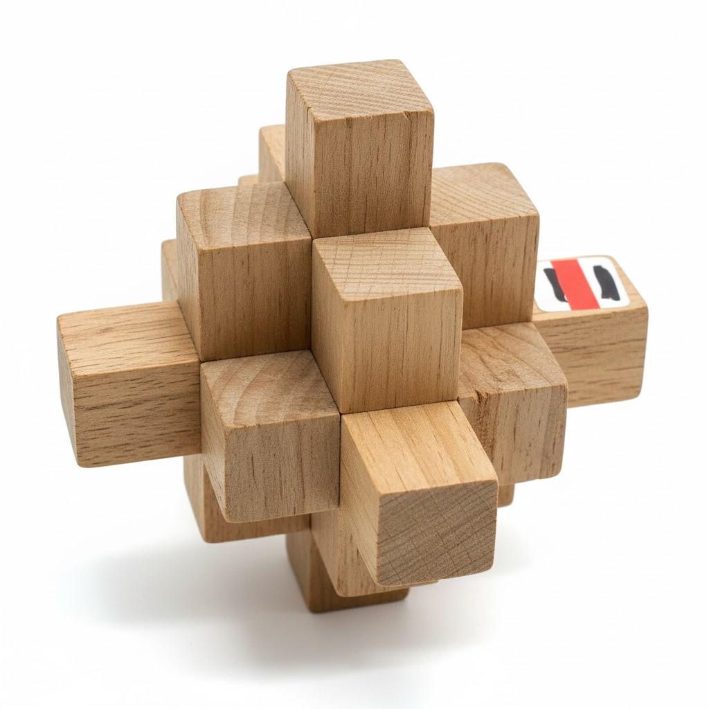 Wood Geo Decor Natural