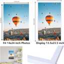 JCJMY 14x24 Picture Frame White for Poster Photo Picture, Horizontal and Vertical Formats for Wall Hanging, 14 x 24 Wall Gallery Poster Photo Frame for 14 by 24 Photos Posters, White