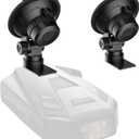 Cobra Radar Mount, Suction Cup Holder for Windshield & Dashboard, Compatible with iRadar ESD SPX RAD 480i 450 380 7800BT Detectors