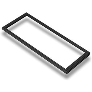 2159082 Refrigerator Door Gasket, Black, Replaces 2171186, 2181894, 2196242 | 2221314, 2309533, 443025, W10911422 Fridge Freezer Door Seal, Compatible with Whirlpool Kenmore KitchenAid Refrigerator