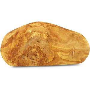 Thirteen Chefs Olive Wood Cheese Board 12 Inch Long - Beautiful Wooden Serving Board for Charcuterie, Snacks, Appetizers and Parties - Tramanto (12" x 6")