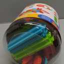 Battat  Bristle Blocks  STEM Interlocking Building Blocks  80 Pieces Playset  Reusable Storage Bucket  Developmental Toys for Toddlers & Kids  Big Value Case  2+ Years