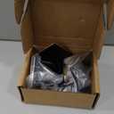 Adhesive Hooks Heavy Duty, Stainless Steel Self Adhesive Wall Hooks, Sticky Towel Hangers for Kitchen Bathroom, Waterproof Stick on Door Hooks for Hanging Robe Key Hat Coat(4Pack-Short(Black))