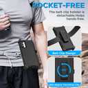 AICase Belt-Clip Holster Case for Galaxy A35,Heavy Duty Drop Protection Full Body Rugged Shockproof/DustProof Military Grade Tough Durable Cover for Samsung Galaxy A35 6.4" 5G