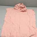 Frienda Muslin Hooded Beach Towel for 3-6 Years Kids Soft Muslin Bath Poncho for Baby Absorbent Fast Drying Blankets for Boys Girls Newborns Toddler Beach Pool Bath Essentials(Pink)