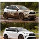 No Drill Mud Flaps for Toyota Highlander 2022-2026, Heavy Duty Front & Rear All-Weather Splash Guards, OEM Style Mud Guards Set for LE/XLE/XSE/Limited/Platinum/Hybrid Models, Not fit Grand Highlander