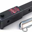 TOPTOW Trailer Hitch Extender, Fits for 2 inch Hitch Receiver, 7-inch and 8 1/2-inch Extension Length, with 5/8 inch Hitch Pin and Clip, Anti-Rattle Bolt Included