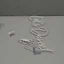 Let's Danced Neon Signs Let's Dance Neon Light Up Sign White Led Word Light Sign Neon Sign Wedding for Dancing Party,Bar Accessories,Valentines' Day,Birthday Party