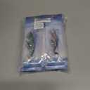 2 x Fishing Bait, Soft Bait, Shrimp Fishing Artifact, Home Fishing Bait, Suitable for Saltwater Lakes, Sea bass, Trout, 2 Pieces (Light gree)