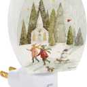 Cottage Garden Stony Creek Magical Winterland Frosted Glass 4.75 x 3 Plug in Night Light