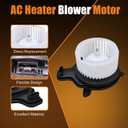 XQSMWF HVAC Heater Blower Motor Fit for Malibu 16-24 for XT4 19-24 for Envision 22-23 Lacrosse 17-19 Fit for Corsair 20-24 Compatible with Escape 20-24 Bronco Sport 21-20 Maverick 22-24#JX6Z19805D