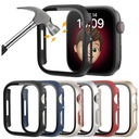 6 Pack Hard PC Case with Tempered Glass Screen Protector 44mm for Apple Watch SE 3/SE(2nd) Series 6/SE/5/4,Rontion Ultra-Thin Scratch Resistant Full Protective Bumper Cover for iWatch 44mm Accessorie