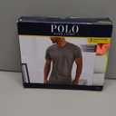 POLO Men's Ralph Lauren Slim Fit Wicking Crew Undershirts 3-Pack, Size L