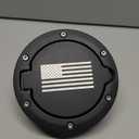 Hooke Road Wrangler Fuel Filler Door Gas Cap Tank Cover for 2007-2018 Jeep Wrangler JK Sahara Rubicon Sport 2/4 Doors (US Flag Accessories)