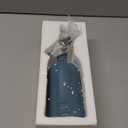 Sweejar Ceramic Olive Oil Dispenser Bottle, Opaque Oil Cruet Protects to Reduce Oxidation, Suitable for Storage Vinegar, Coffee Syrups & Other Liquids, Pack of 1, 15.5 Fl Oz (Fog Blue)