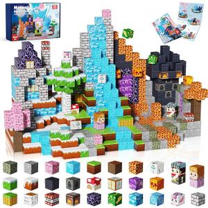 Magnetic Blocks - 150 PCS Build Dark Frozen - Magnetic Toys for Montessori Toddler Christmas Birthday Gifts STEM Sensory Toys for 3 4 5 6 7 8 9 10 Year Old Boys & Girls