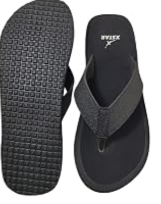 XSTAR Mens Flip Flops Sandals, Non-Slip Lightweight Rubber Slippers, Summer Outdoor Slippers Quick Dry, Mens Flip Flops Sandals Soft Summer Beach Pool Outdoor/Indoor