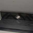 Wood Floating Shelves Set of 4, Rustic Storage Decor Wall Shelves, Wall Mounted Shelf for Living Room, Bedroom 17" x 6", Black