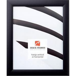 Craig Frames 1WB3BK 18 by 28-Inch Picture Frame, Smooth Wrap Finish, 1-Inch Wide, Black