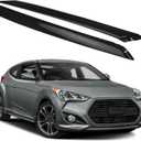 Left & Right Windshield A-Pillar Trim Molding, Front Driver & Passenger Side Windscreen A-Pillar Panel Compatible with Hyundai Vehicle 2012-2017 Veloster, Replace#861702V000 861802V000