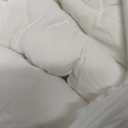 CozyLux Full Size Mattress Pad - Cotton Mattress Topper Full - Fits up to 8-21" Thick Mattresses, 450GSM Quilted Fitted Breathable Soft Mattress Cover, Cooling Mattress Protector (54"x75", White)