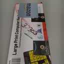 Large Print Computer Keyboard, Wired USB High Contrast Keyboard with Oversized Print Letters for Visually Impaired Low Vision Individuals (Yellow+Black)