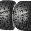 MaxAuto 20x10.00-8 Lawn Mower Tires, 20x10-8 Tractor Turf Tire, 20x10x8 NHS Tires, 4PR/Ply Tubeless, Set of 2