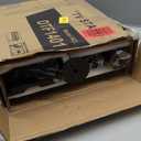 Rfiver Swivel Floor TV Stand with Power Outlet for 32-60 inch TVs, Height Adjustable Tall TV Stand with Wood Base, Hold Up to 88lbs, Saving Space Design for Bedroom, Living Room and Corner